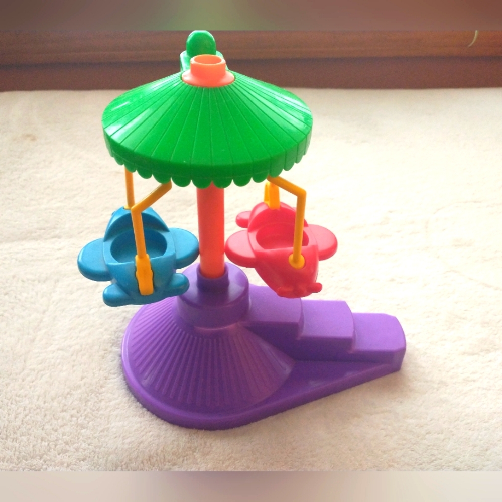 Vintage Little People Airplane Carousel